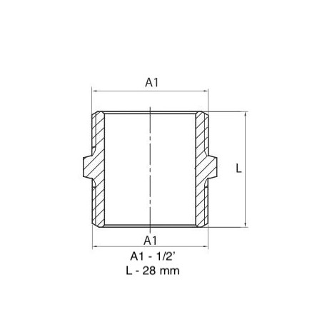NYPEL MOSIĘŻNY 1/2