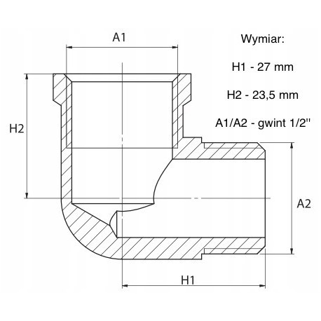 KOLANO MOSIĄDZ 1/2 WZ
