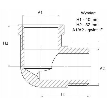 KOLANO MOSIĄDZ 1" WZ