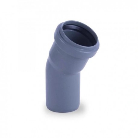KOLANO KANALIZACYJNE PCV FI 50 KĄT 30 STOPNI