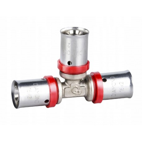 PEX TRÓJNIK REDUKCYJNY ZAPRAS. 20X16X16 MM