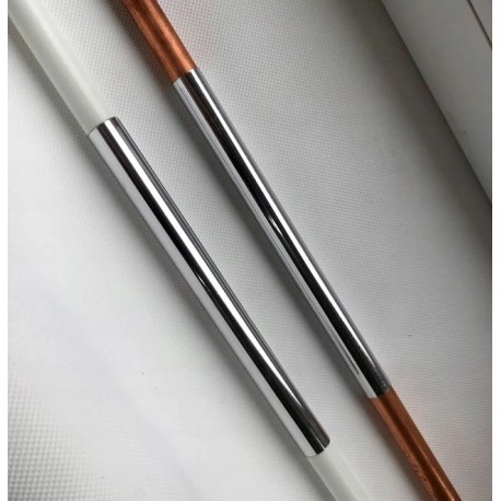 ROZETKA MASKOWNICA NA RURY PEX, MIEDZIANE BIAŁA