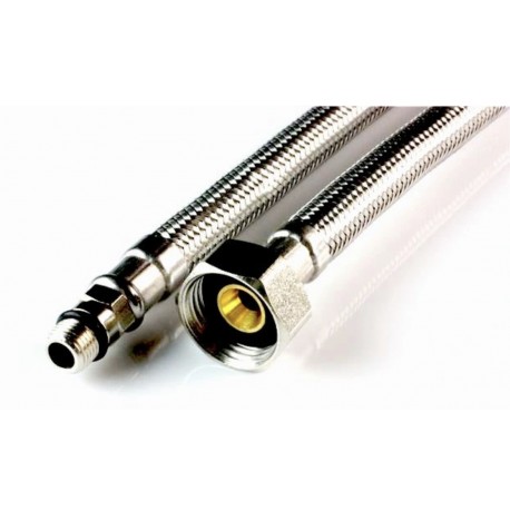 PRZYŁĄCZE ELASTYCZNE W OPL. M10X3/8 100 CM KRÓTKA KOŃCÓWKA