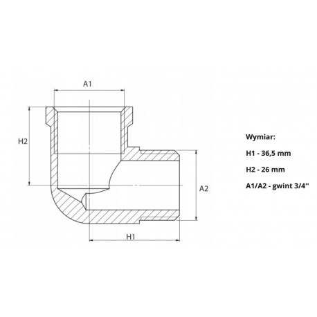 KOLANO MOSIĄDZ 3/4 WZ