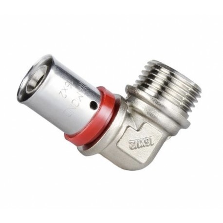 PEX KOLANO ZAPRASOWYWANE 16X3/4 GZ