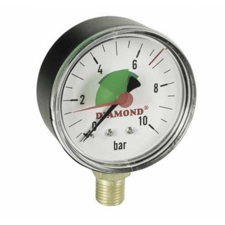 MANOMETR TECHN. ŚR 50 mm 0-10 bar GZ 1/4