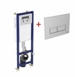 STELAŻ PODTYNKOWY DO MISKI WISZĄCEJ + PRZYCISK