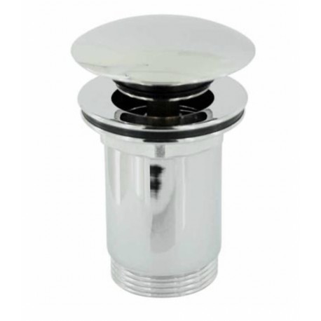 SPUST OD UMYWALKI Z KORKIEM (DUŻYM) AUTOMATYCZNYM 1.1/4 Z MOSIĄDZU CHROM