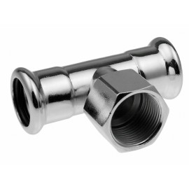 TRÓJNIK ZACISKANY 18X1/2 GW STAL STEEL PRESS KAN