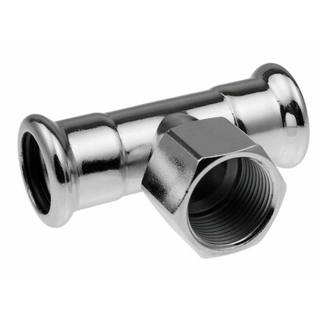 TRÓJNIK ZACISKANY GW STEEL PRESS 22X1/2 MM KAN-THERM