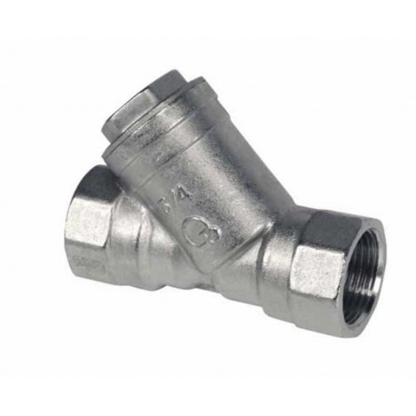 FILTR SKOŚNY -3/4". DO GAZU CHROM.