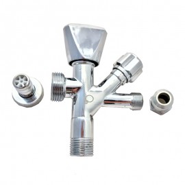 ZAWÓR KOMBINOWANY KĄTOWY 1/2X3/4X3/8