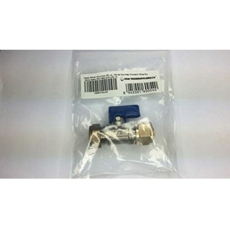 ZAWÓR KULOWY 15X16 MM CONEX PEX ADAPTER NIEBIESKI