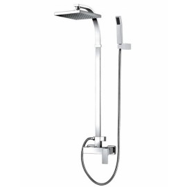 KOMPLET NATRYSKOWY Z DESZCZOWNIĄ KWADRATOWĄ PAN-50