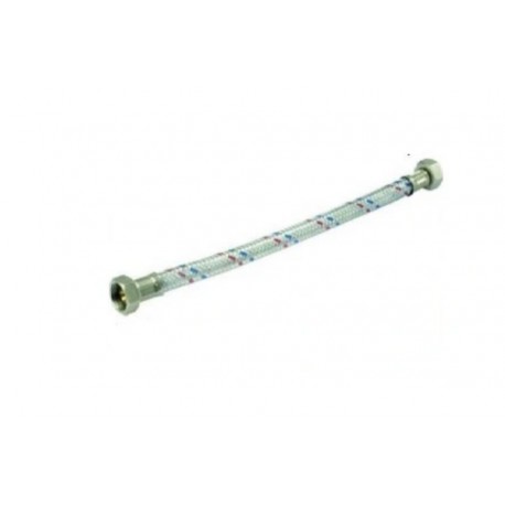 PRZYŁĄCZE ELASTYCZNE W OPLOCIE ZE STALI NIERDZEWNEJ 3/8X1/2X80CM