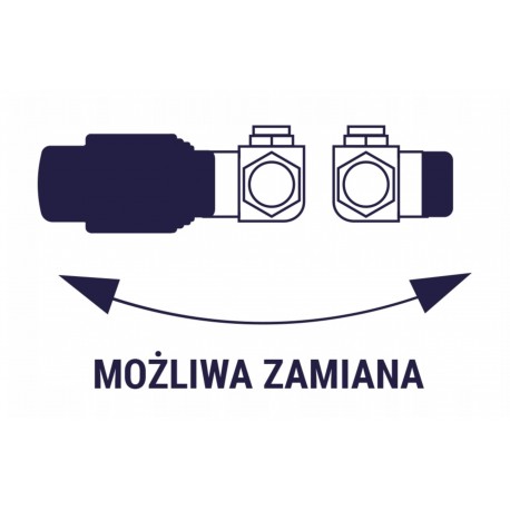 ZAWÓR OSIOWY TERMOSTATYCZNY CZARNY