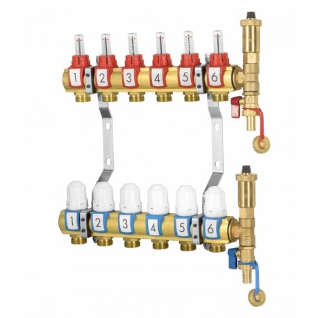 ROZDZIELACZ DO OGRZEWANIA PODŁOGOWEGO 9 OBWODÓW