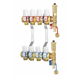 ROZDZIELACZ Z ZAWORAMI REGULUJĄCYMI 9 OBWODÓW