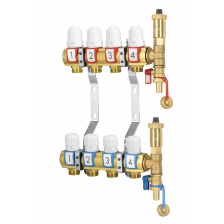 ROZDZIELACZ Z ZAWORAMI REGULUJĄCYMI 11 OBWODÓW