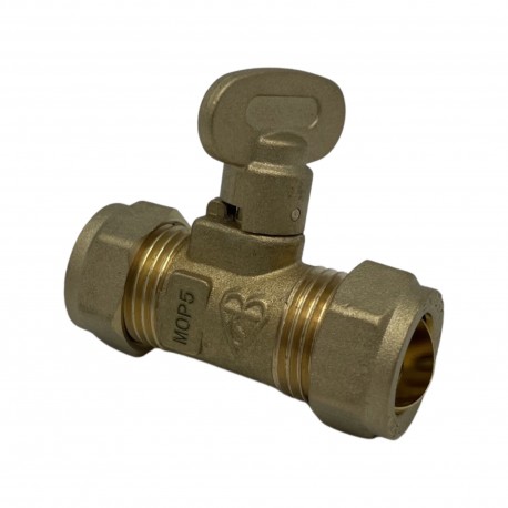 ZAWÓR DO GAZU 15X15 MM DO RUR MIEDZIANYCH