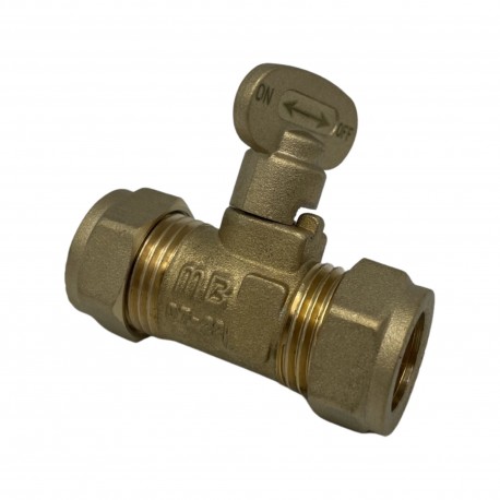 ZAWÓR DO GAZU 15X15 MM DO RUR MIEDZIANYCH