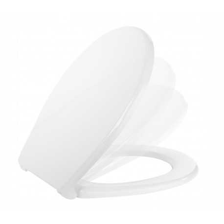 DESKA SEDESOWA WOLNOOPADAJĄCA DERBY SC BIAŁA