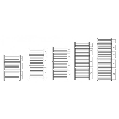 GRZEJNIK ŁAZIENKOWY 530 X 500 8 + 2 ŻEBERKA